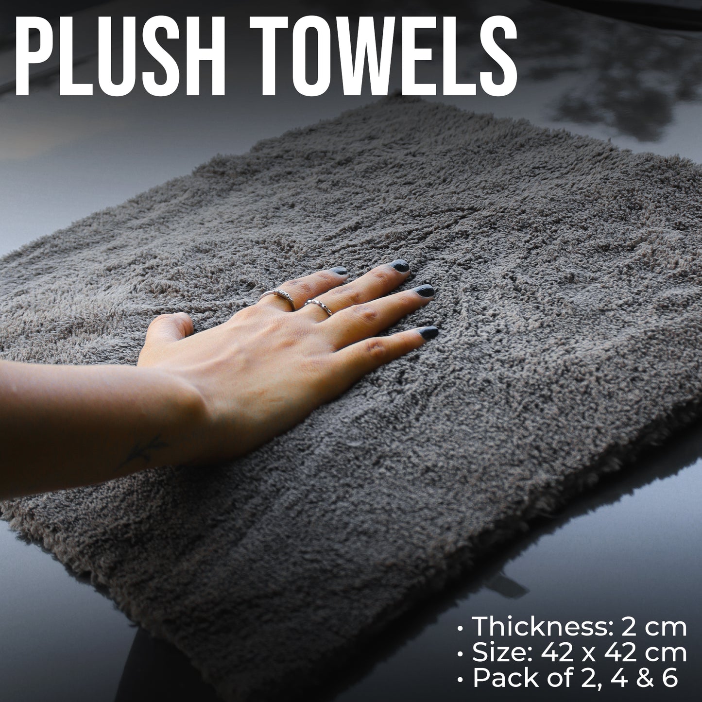 CAR101 Coral Fleece Microfibre Towel – 550 GSM