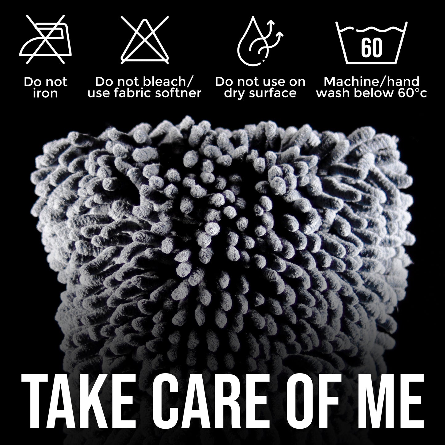 CAR 1O1 Chenille Microfiber Wash Mitt