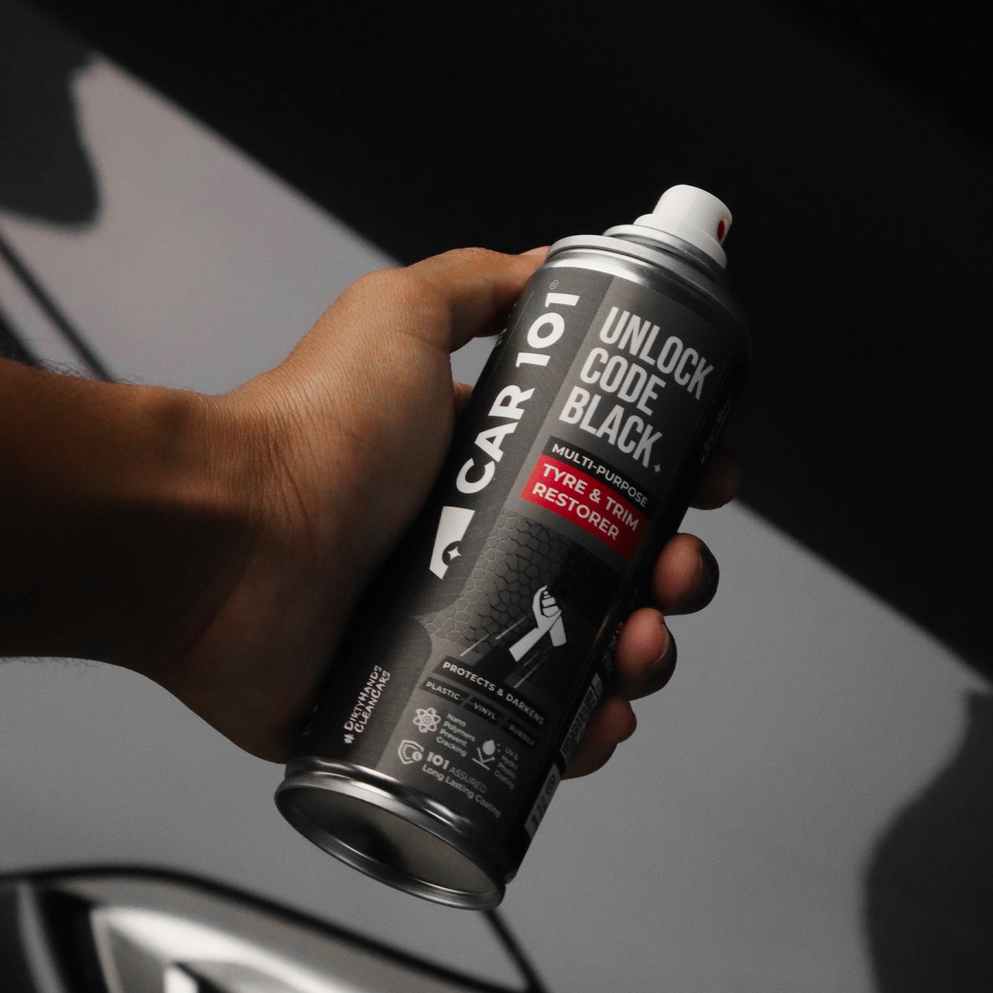 CAR101 Tyre & Trim Restorer Spray Coating