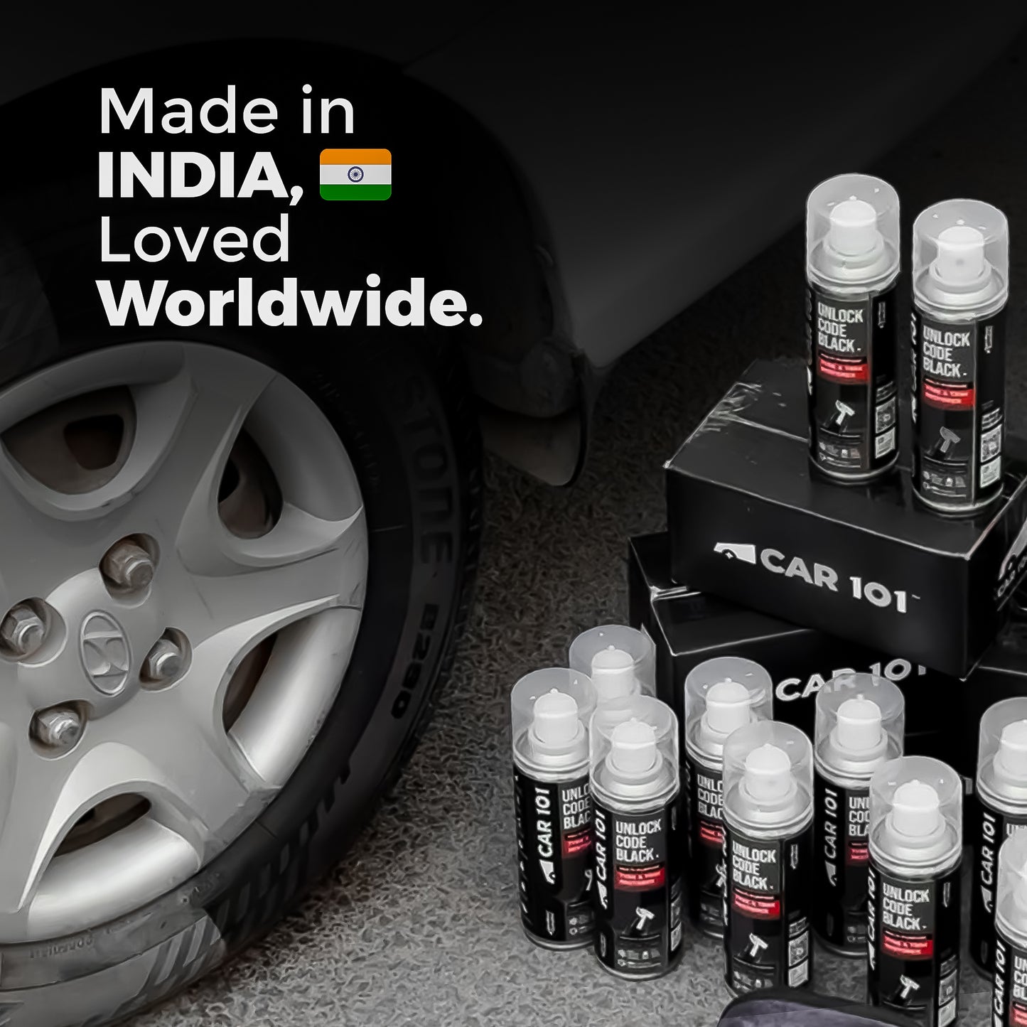 CAR101 Tyre & Trim Restorer Spray Coating