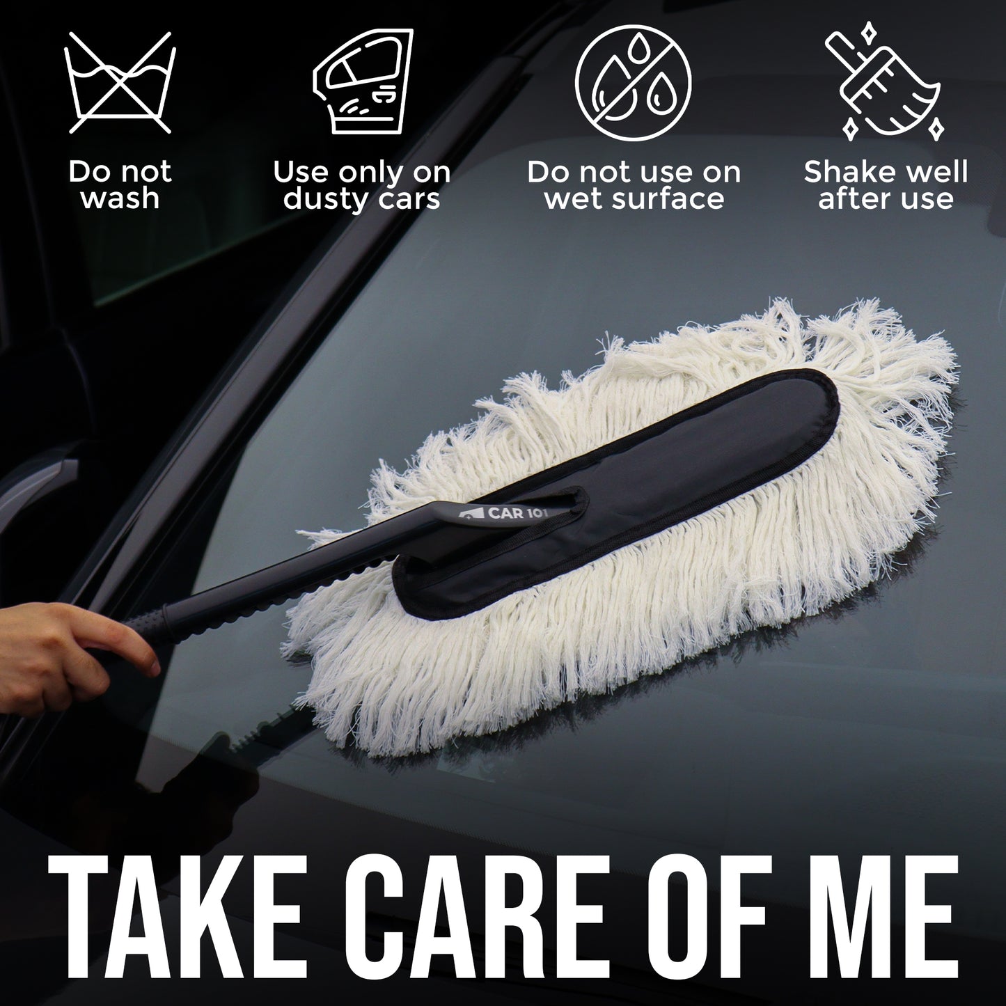 CAR101 ZIP ZAP Car Duster (with Ceramic Wax infused fibres)