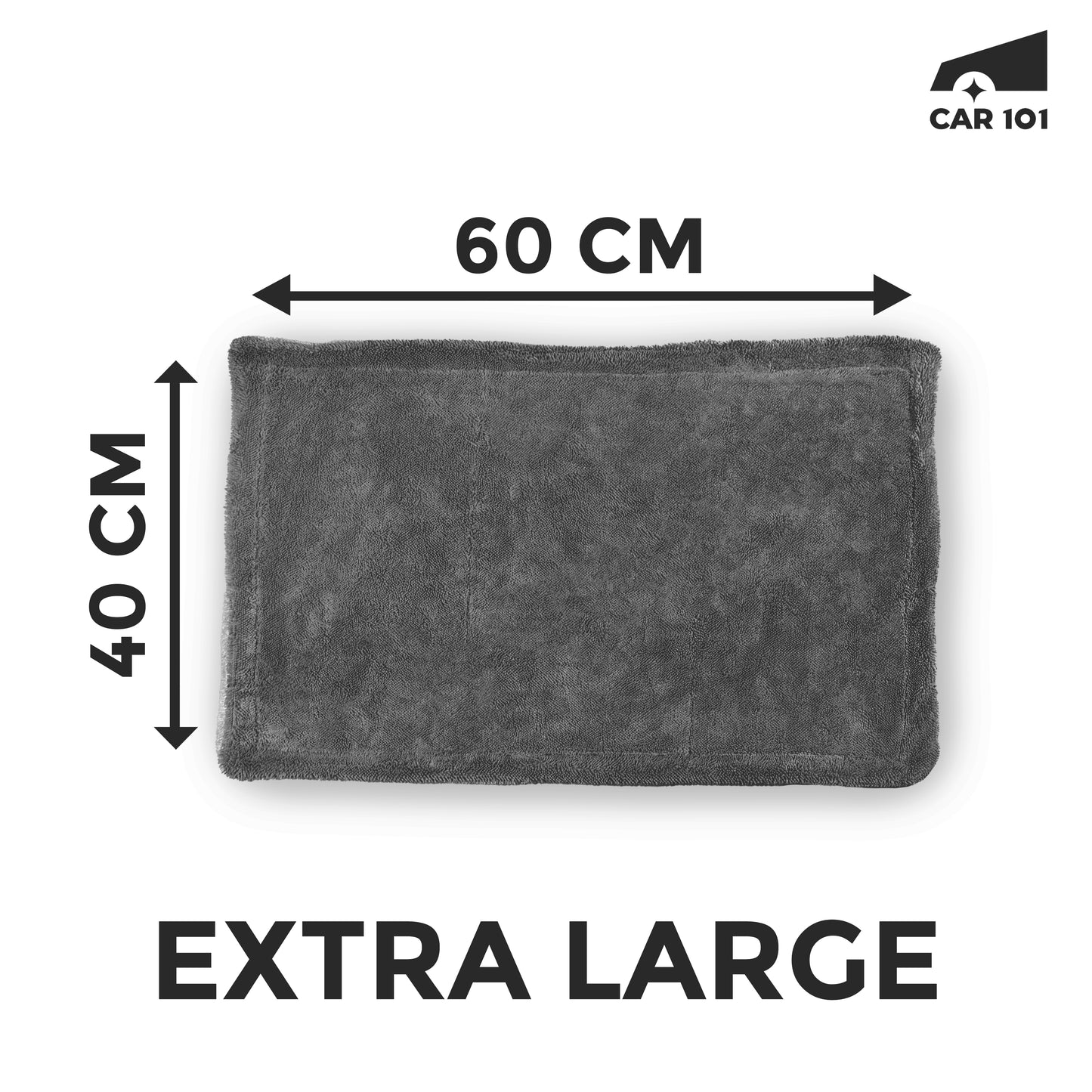 CAR101 1200 GSM Twisted Loop Drying Towel