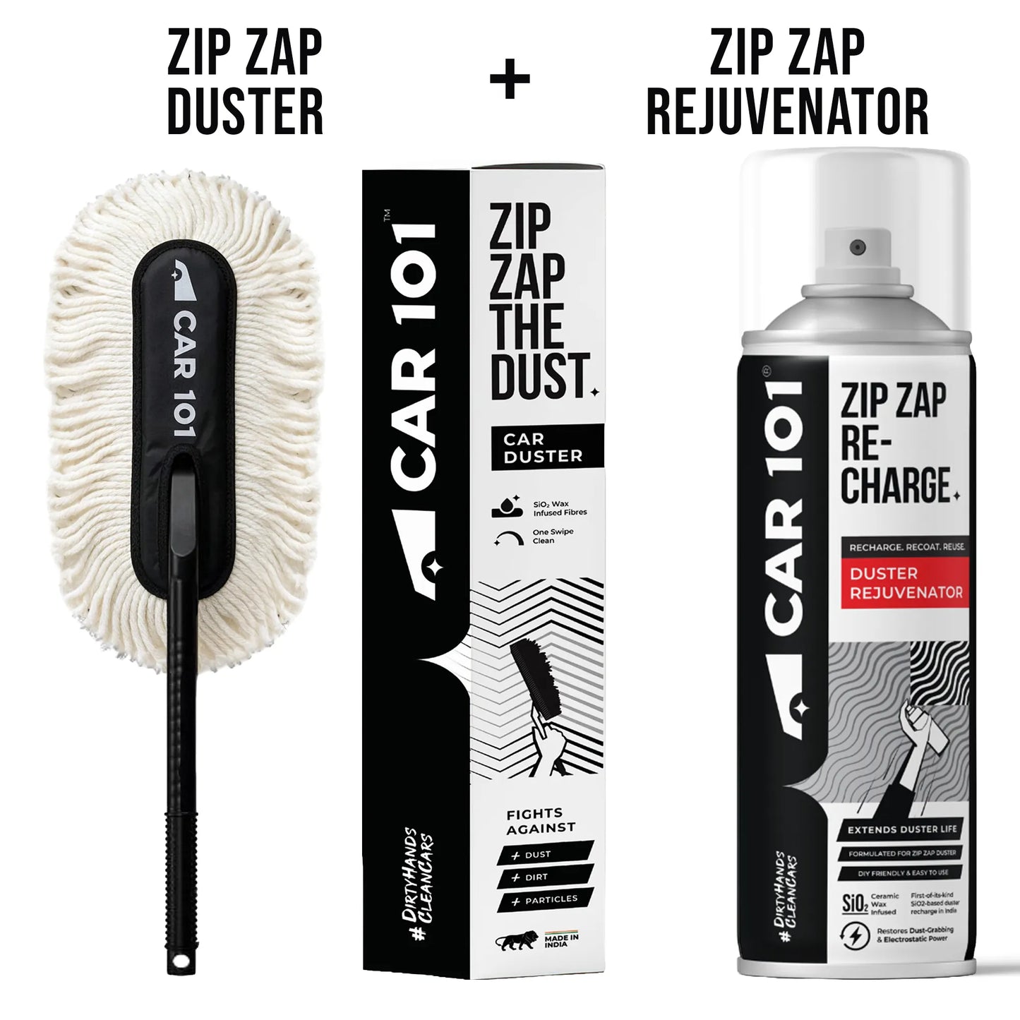 CAR101 ZIP ZAP Car Duster (with Ceramic Wax infused fibres)