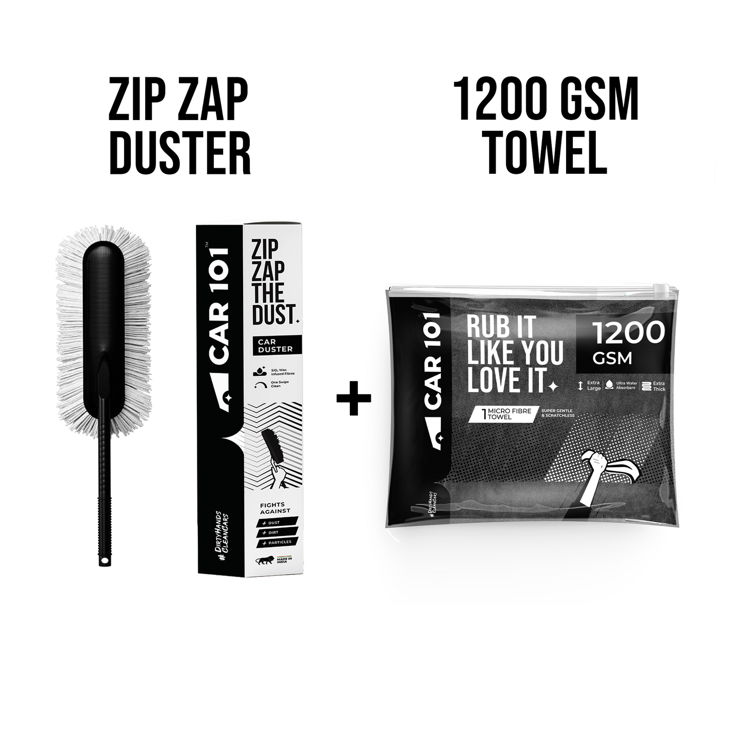 CAR101 ZIP ZAP Car Duster (with Ceramic Wax infused fibres)