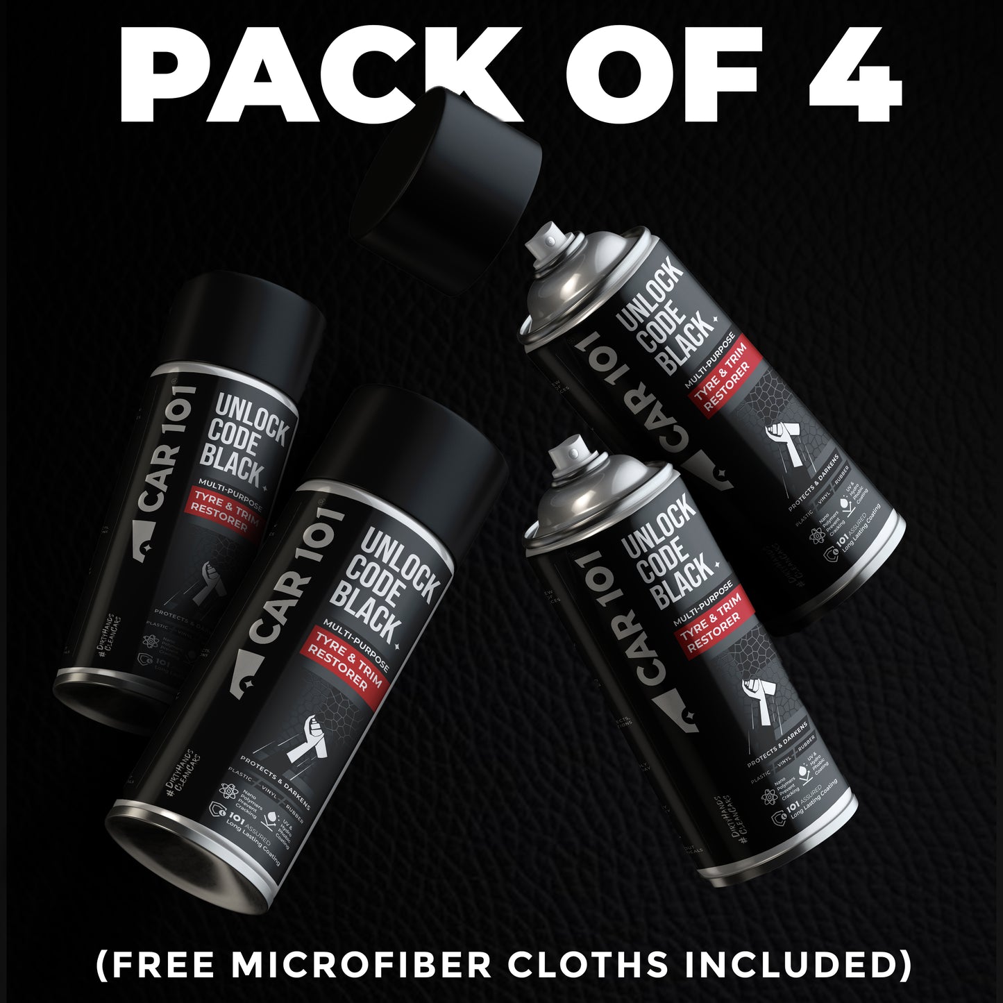 CAR101 Tyre & Trim Restorer Spray Coating