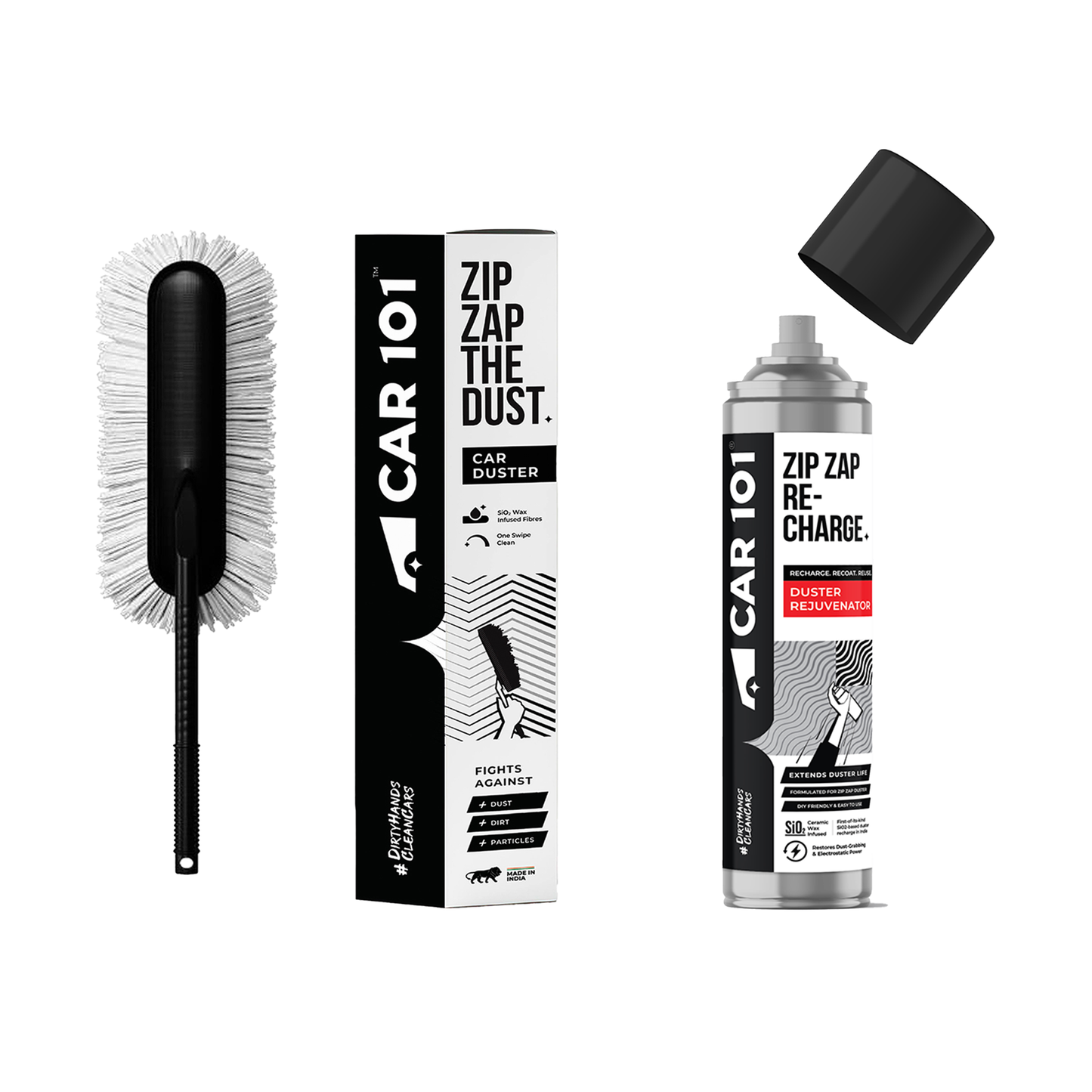 CAR101 ZIP ZAP Car Duster (with Ceramic Wax infused fibres)