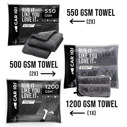 Car101 Microfiber Mix Pack Pro