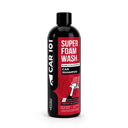 CAR101 Super Foam Wash Car Shampoo | Cleans & Conditions | Pure Concentrate (1:600)