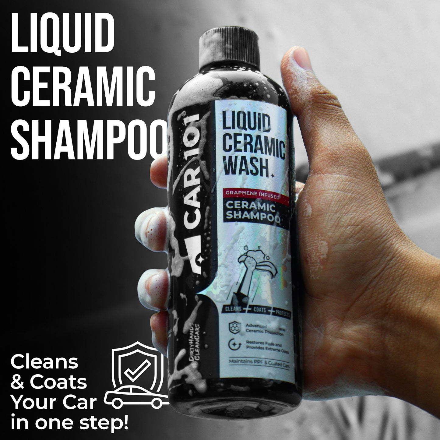 CAR101 Graphene Ceramic Shampoo - 2 in 1 Effect | Coating + Shampoo