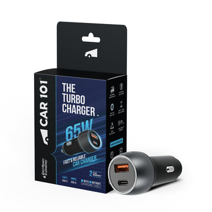 CAR101 Turbo Fast 65W Car Charger