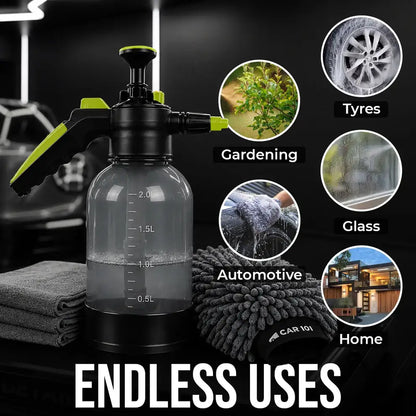 Foaming Sprayer | Multipurpose Sprayer 2L | Adjustable Nozzle | For Gardening, Car & Bike Wash