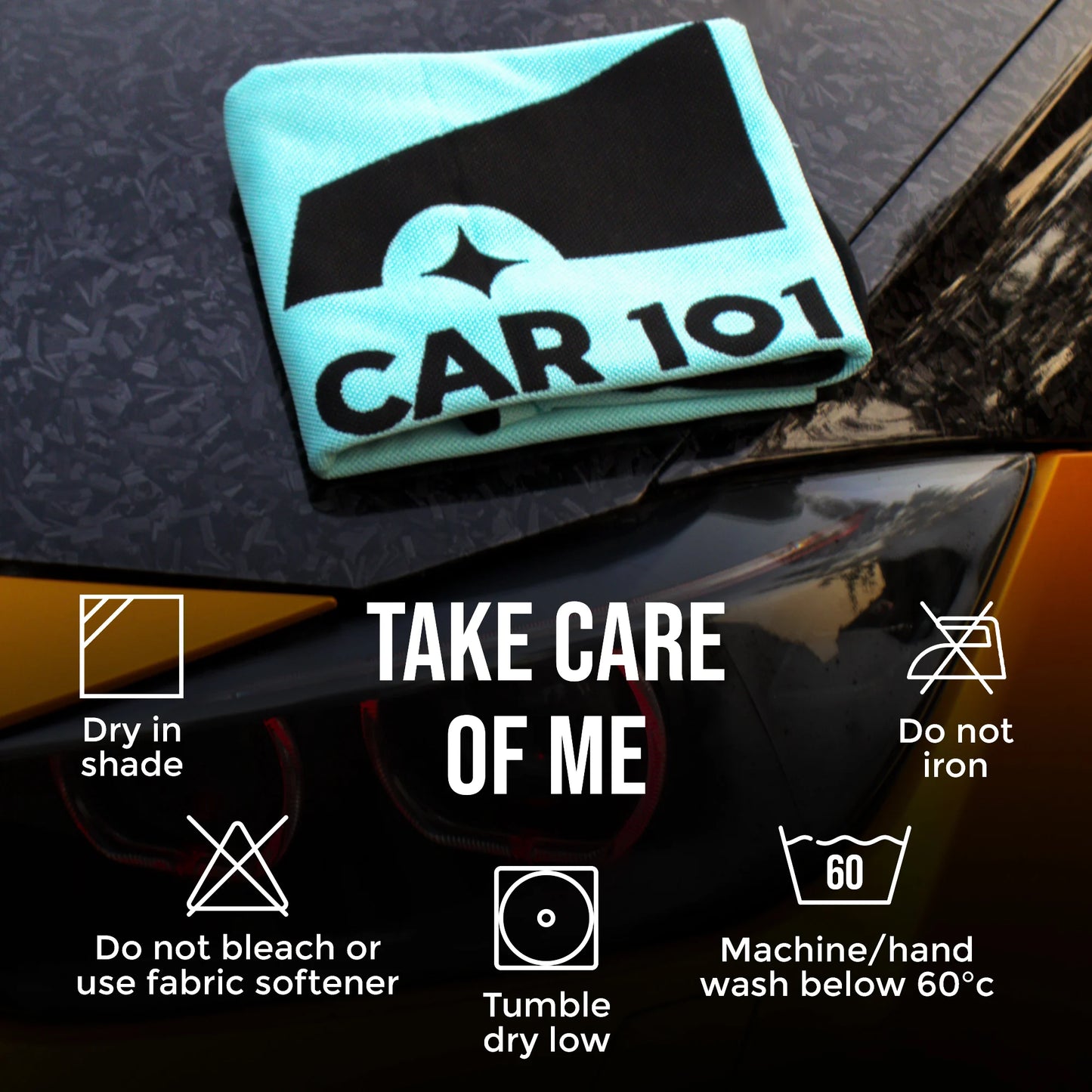 600 GSM Microfiber Cloth | for Car & Bike | Large Size + Ceramic Coating Shampoo - 300ML | 2-in-1 Effect Coating & Cleaning | Glossy Finish