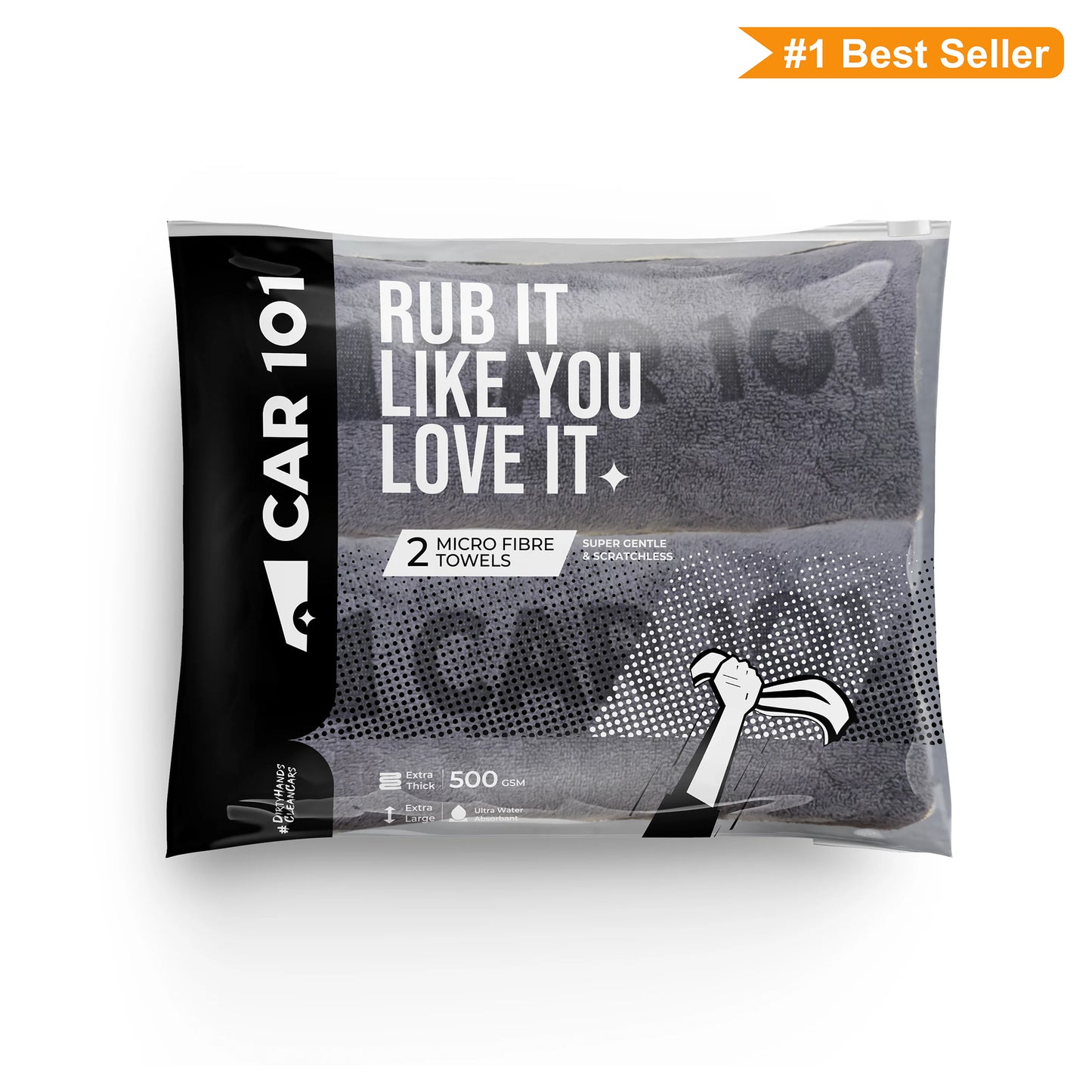 CAR101 500 GSM Microfiber Towel