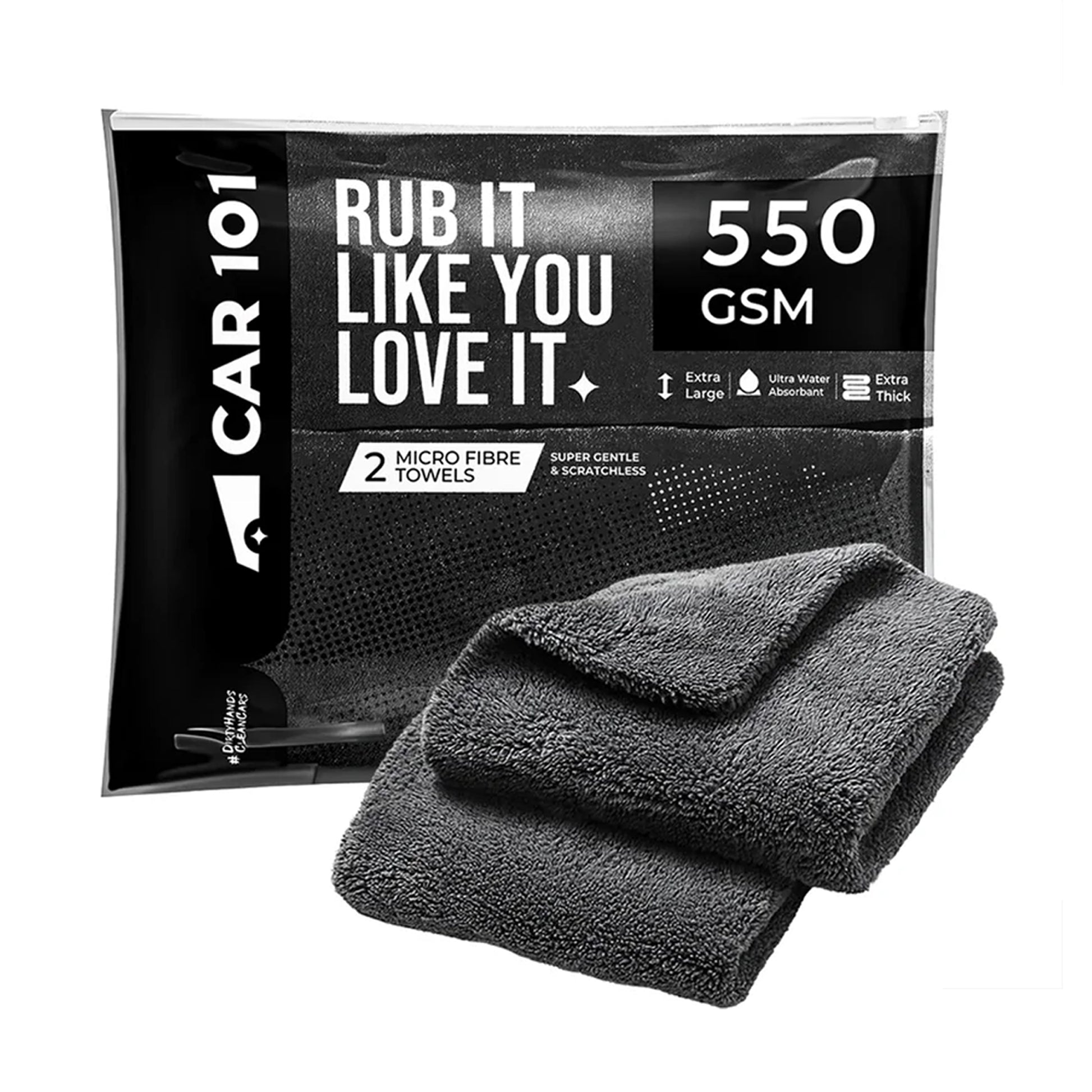 550 GSM Microfiber Towels  – Ultra Absorbent & Super Soft