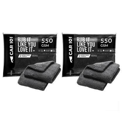 550 GSM Microfiber Towels  – Ultra Absorbent & Super Soft