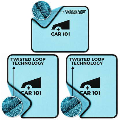 CAR101 600 GSM Twisted Loop Drying Towel