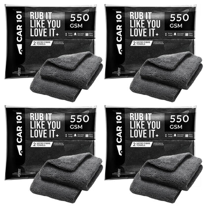 550 GSM Microfiber Towels  – Ultra Absorbent & Super Soft