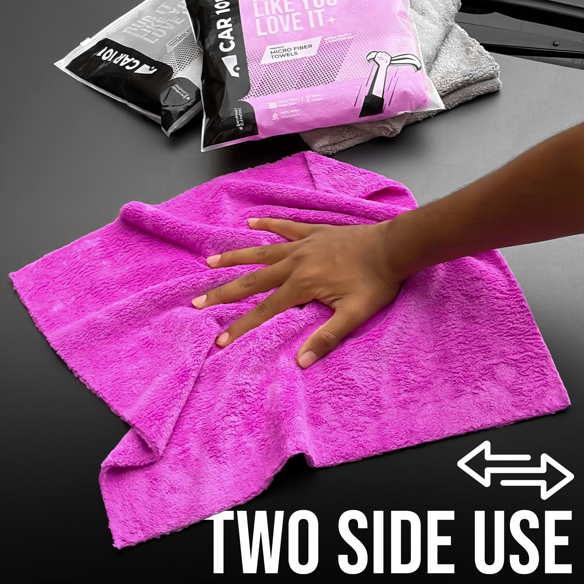 450 GSM Microfiber Towels  – Ultra Absorbent & Super Soft