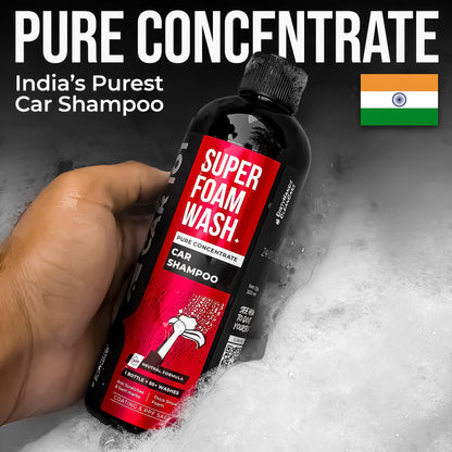 CAR101 Super Foam Wash Car Shampoo | Cleans & Conditions | Pure Concentrate (1:600)