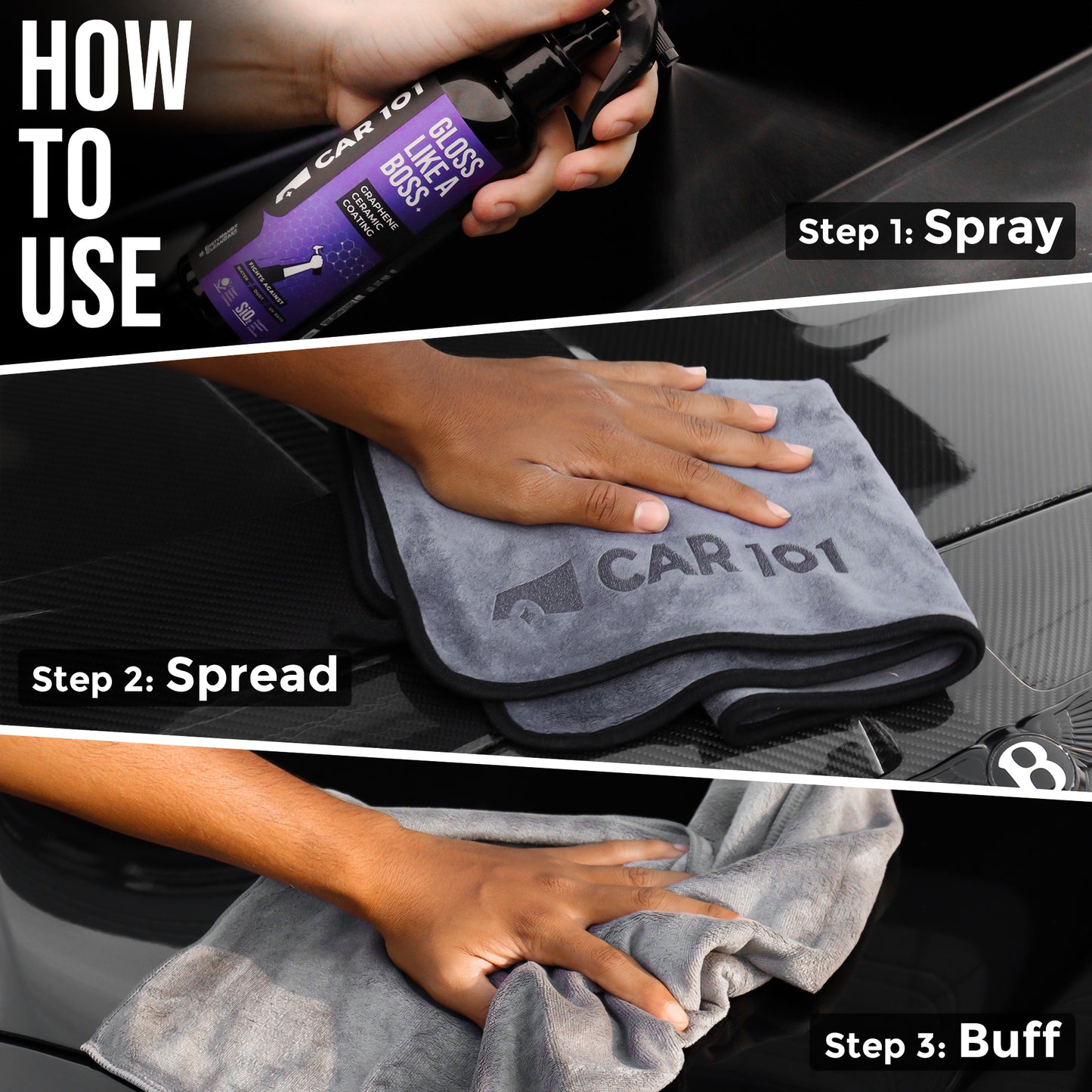CAR101 Graphene Ceramic Spray Coating 300ml