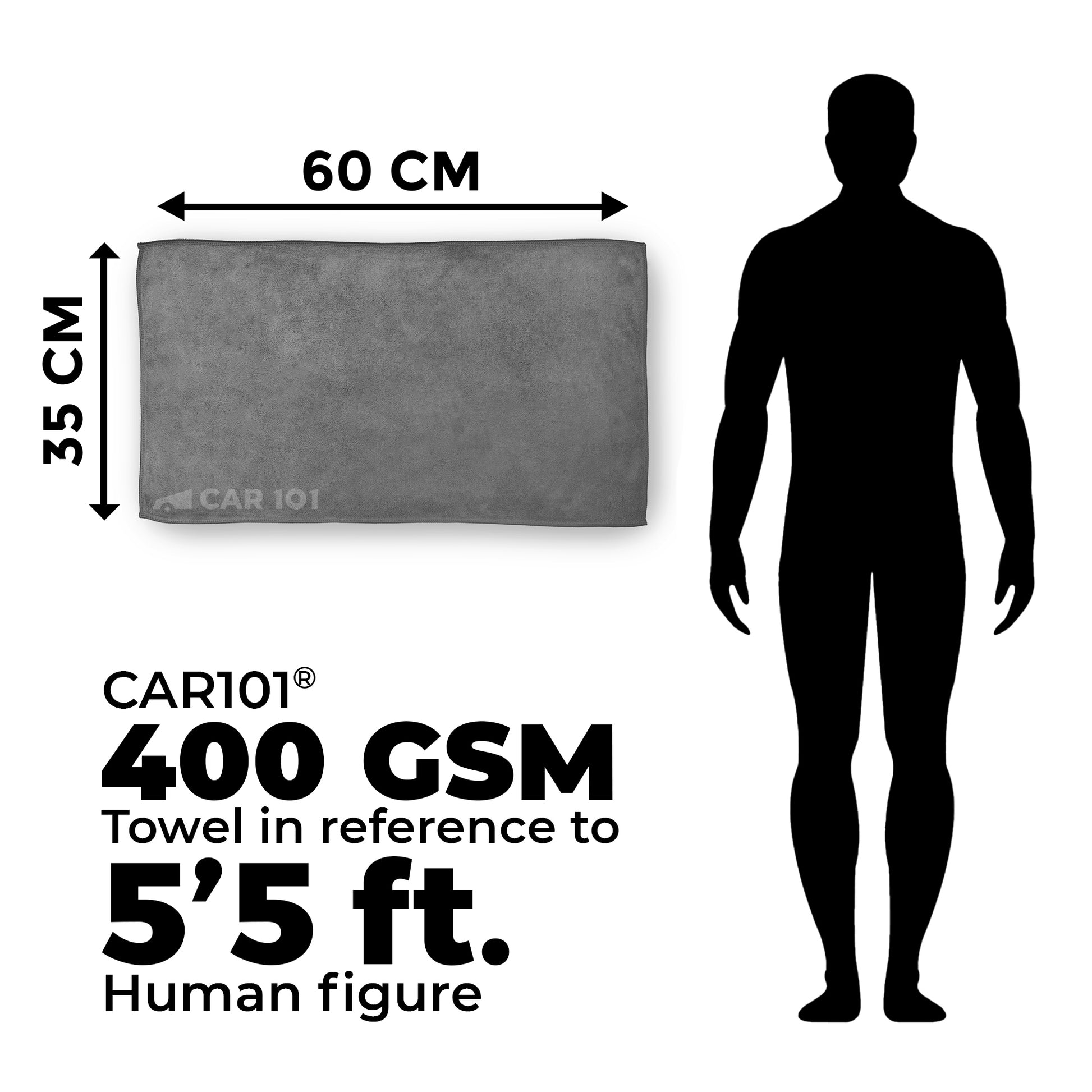 CAR101 400 GSM Microfiber Cloth