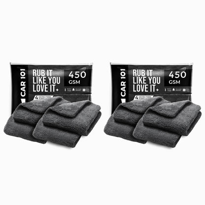 450 GSM Microfiber Towels  – Ultra Absorbent & Super Soft