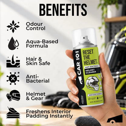 Helmet & Gear Cleaner with Microfiber towel