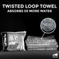 CAR101 1200 GSM Twisted Loop Drying Towel