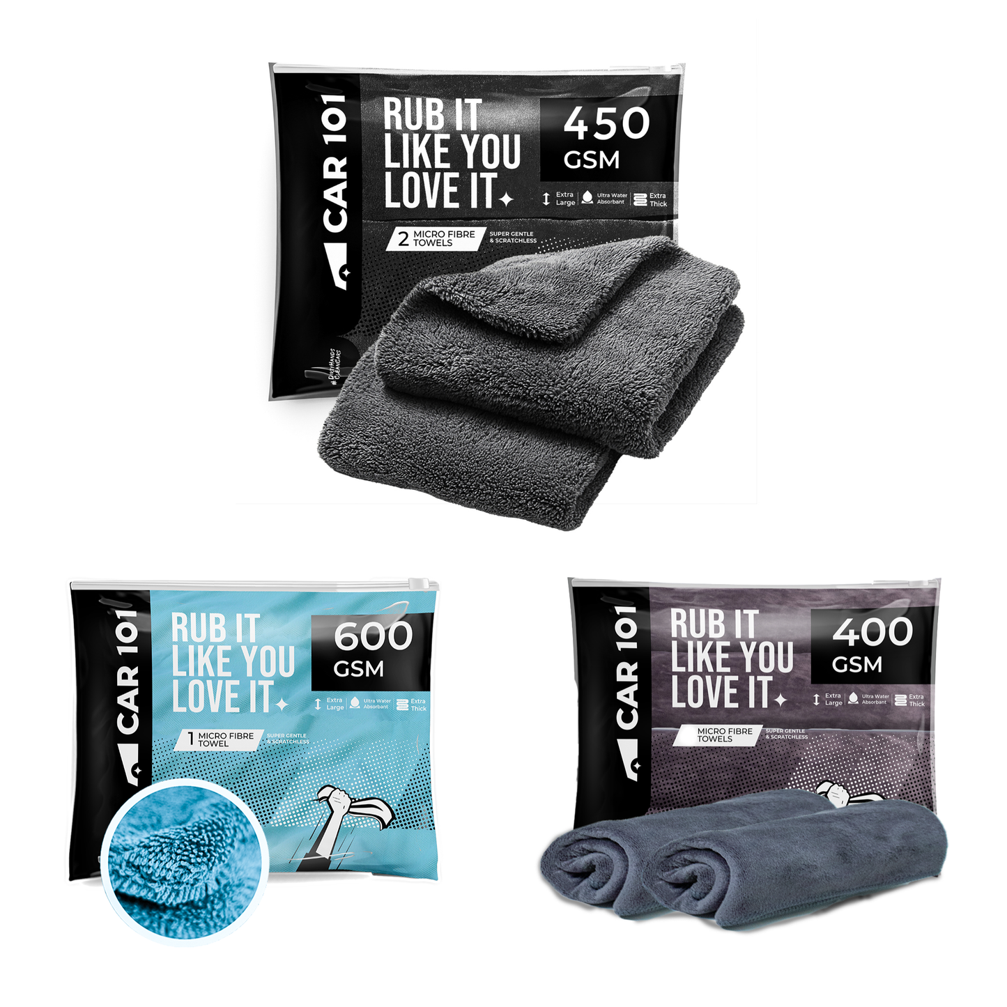 Car101 Microfiber Mix Pack Lite