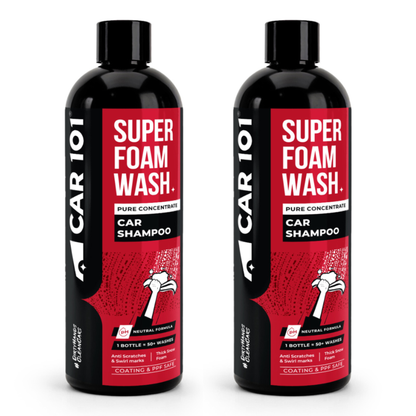 CAR101 Super Foam Wash Car Shampoo | Cleans & Conditions | Pure Concentrate (1:600)