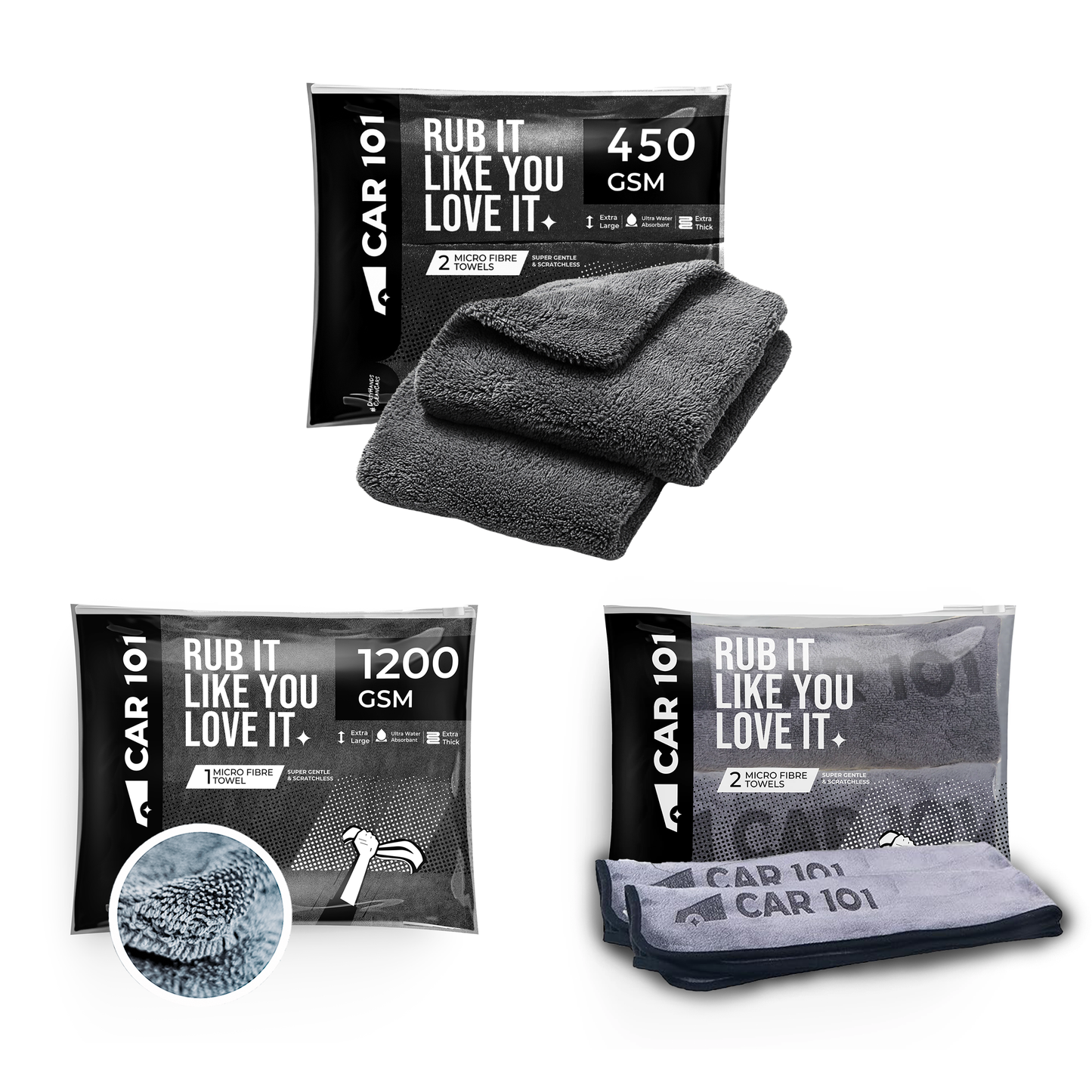 Car101 Microfiber Mix Pack Pro
