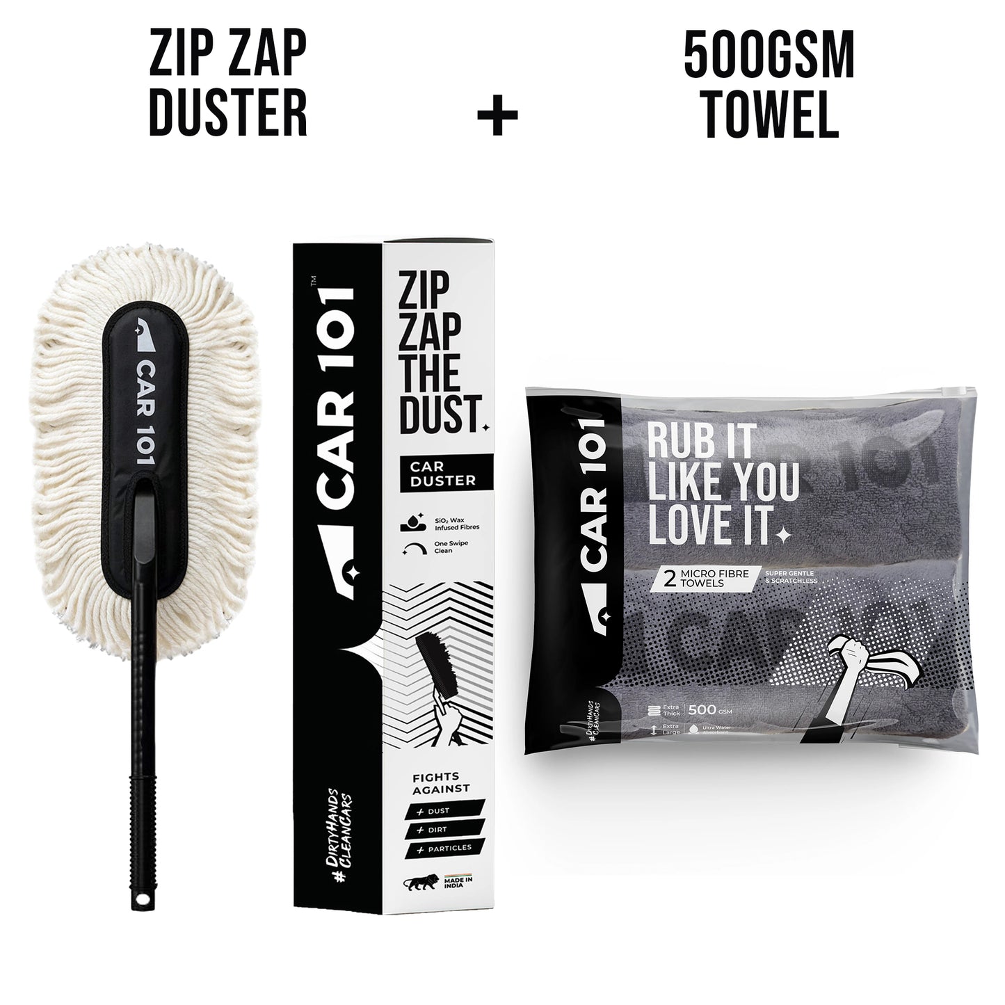 Zip Zap Duster + 500 GSM (Pack of 2)