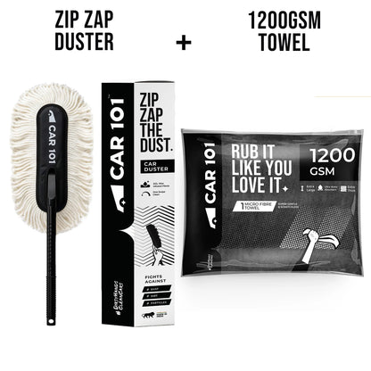 CAR101 ZIP ZAP Car Duster (with Ceramic Wax infused fibres)