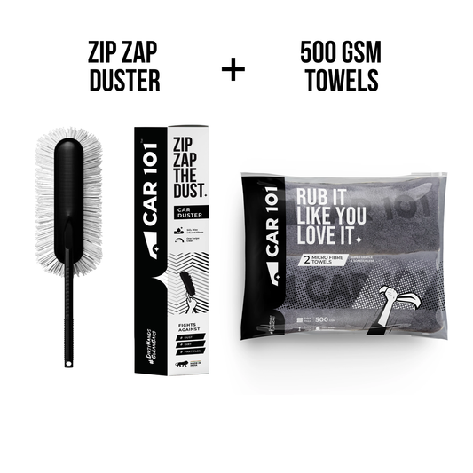 Zip Zap Duster + 2 500 GSM Towels