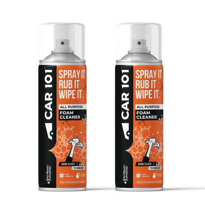 All Purpose Foam Cleaner | Best for daily cleaning | Car interior & Exterior | Anti Bacterial | 500ml large Size