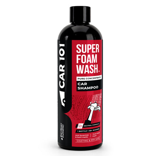 CAR101 Super Foam Wash Car Shampoo | Cleans & Conditions | Pure Concentrate (1:600)