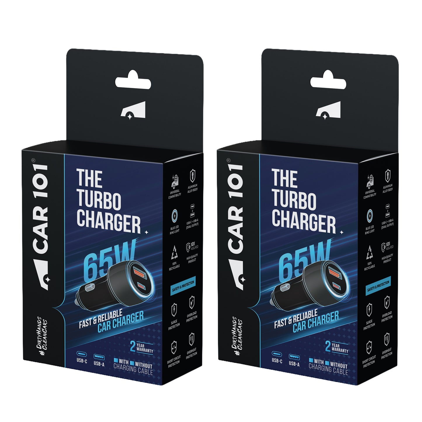 CAR101 Turbo Fast 65W Car Charger