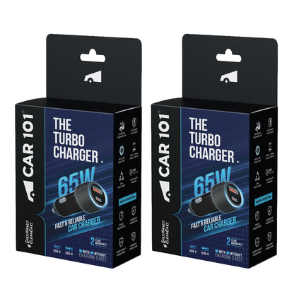 CAR101 Turbo Fast 65W Car Charger