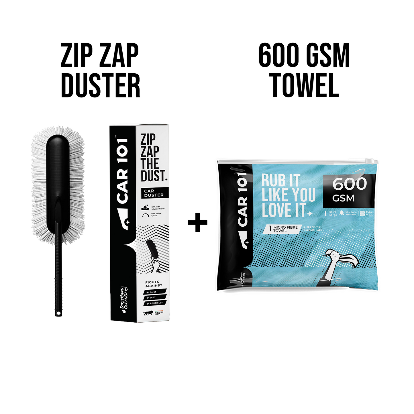 CAR101 ZIP ZAP Car Duster (with Ceramic Wax infused fibres)