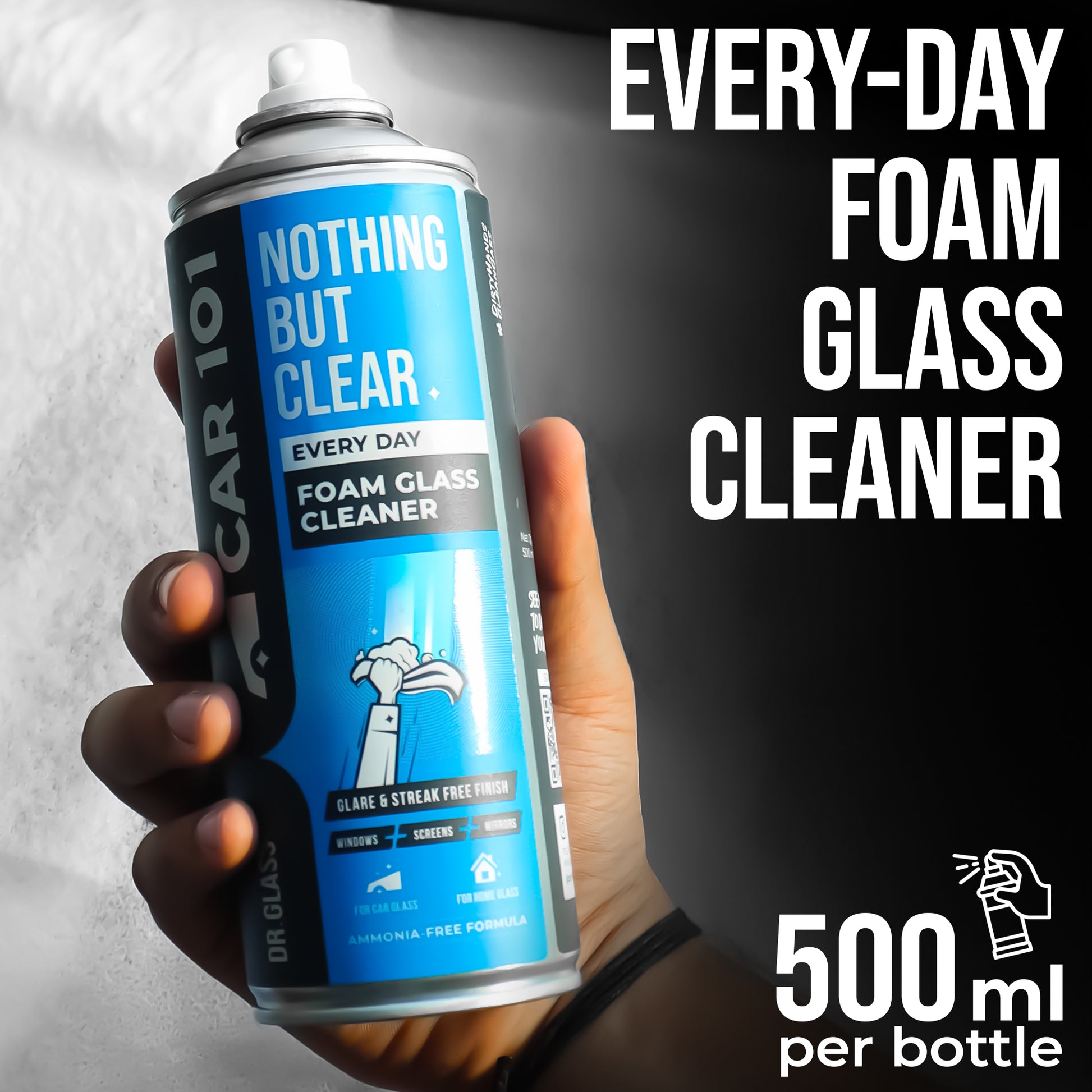 CAR 101 Foam Glass Cleaner 500ml