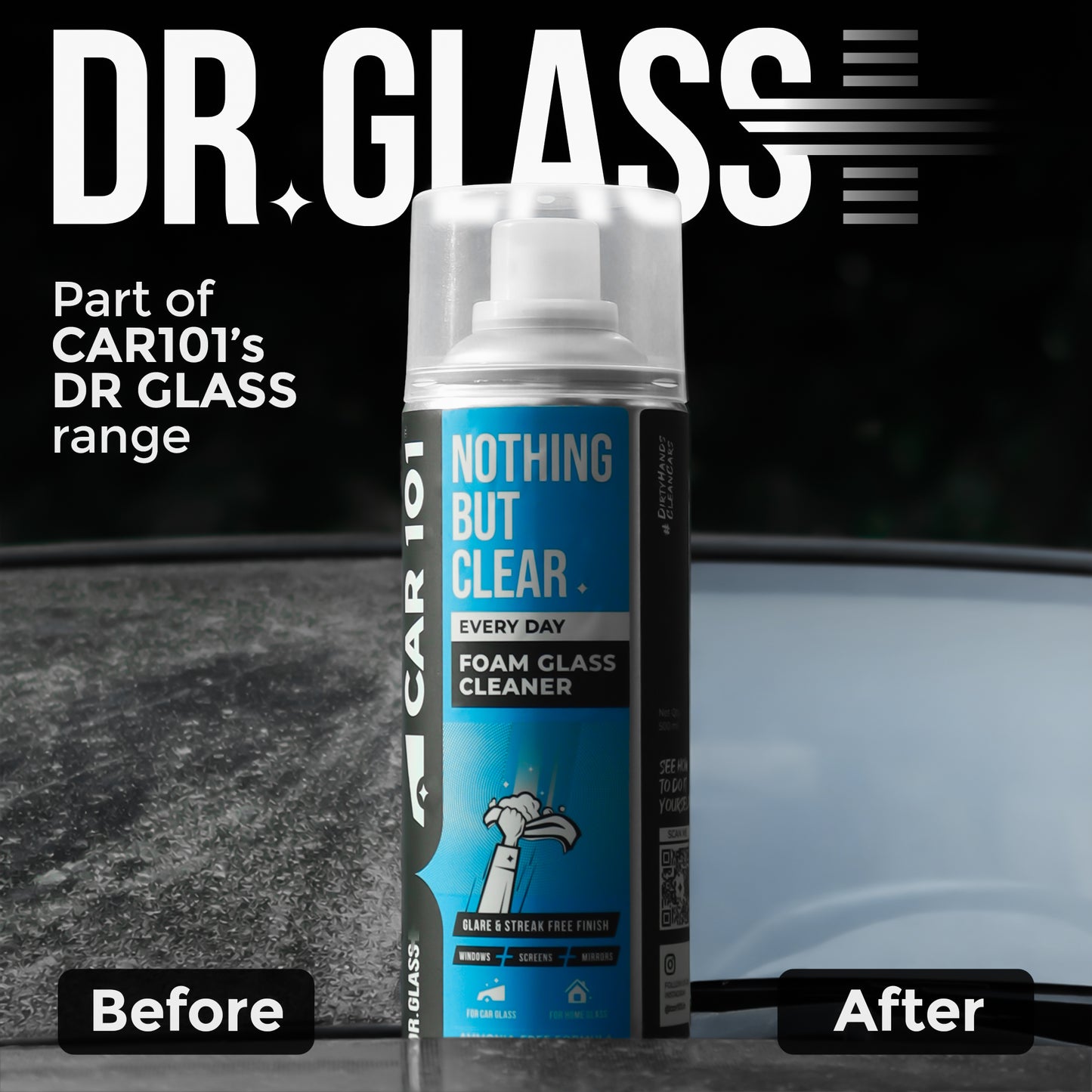 CAR 101 Foam Glass Cleaner 500ml
