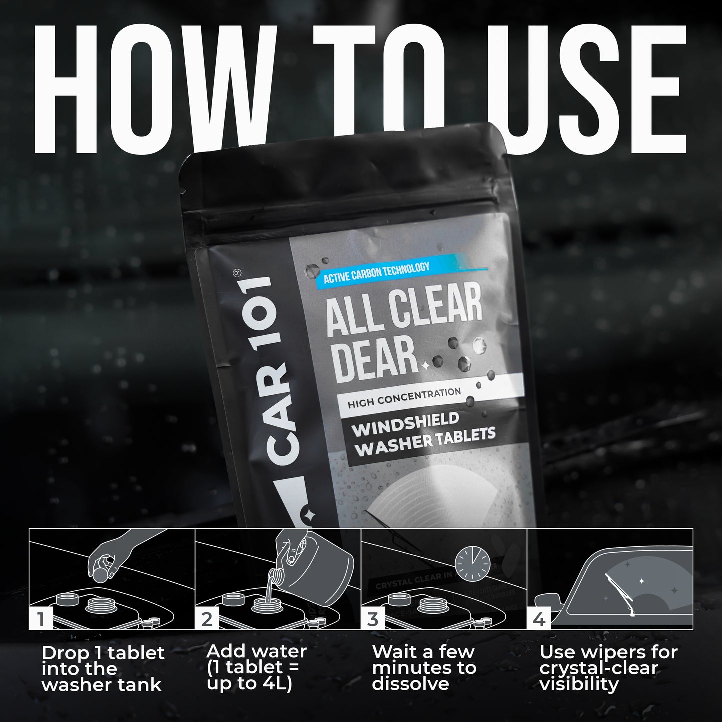 Windshield Washer Tablets