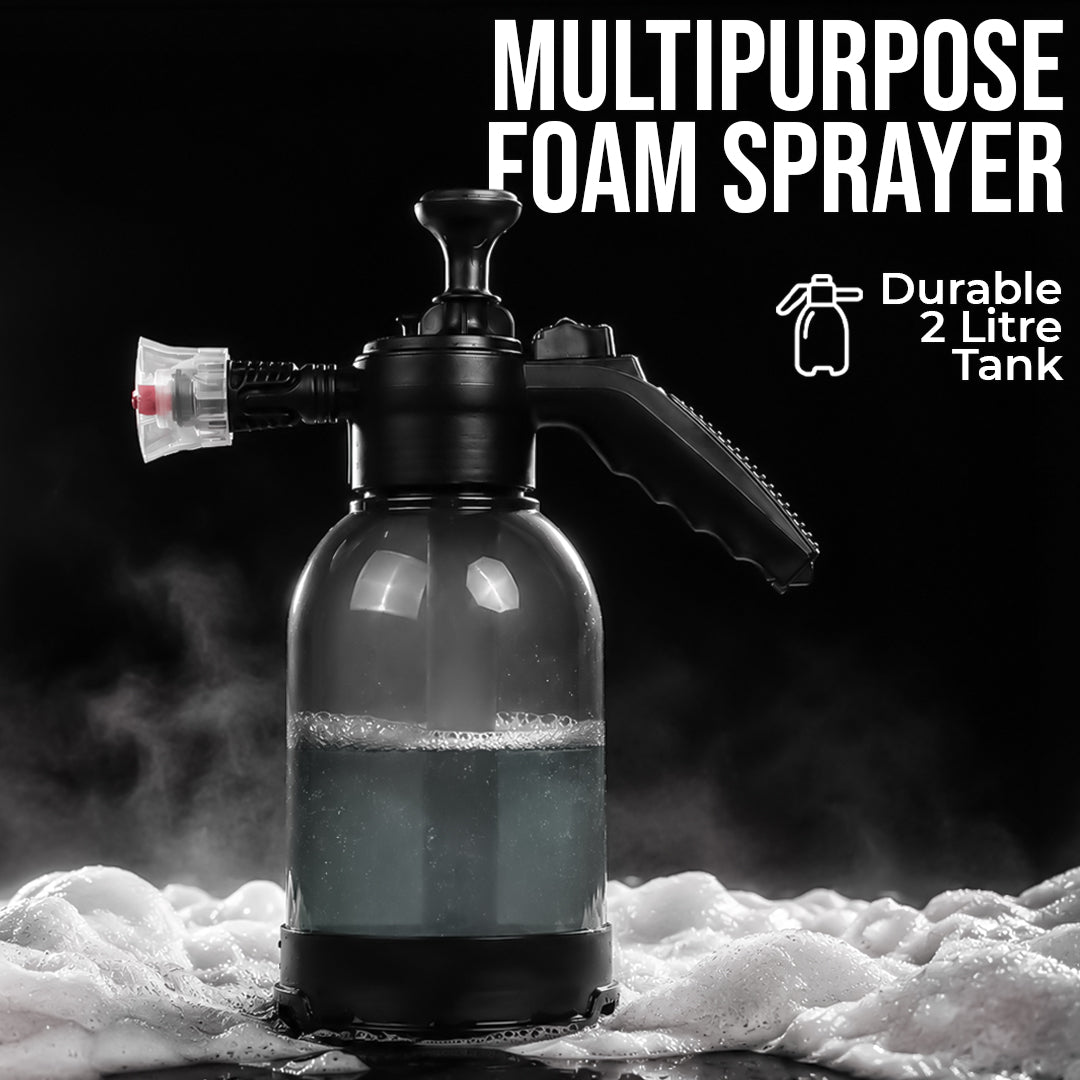 Foaming Sprayer | Multipurpose Sprayer 2L | Adjustable Nozzle | For Gardening, Car & Bike Wash