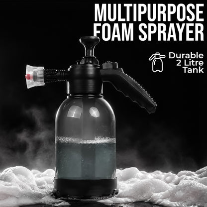 Foaming Sprayer | Multipurpose Sprayer 2L | Adjustable Nozzle | For Gardening, Car & Bike Wash