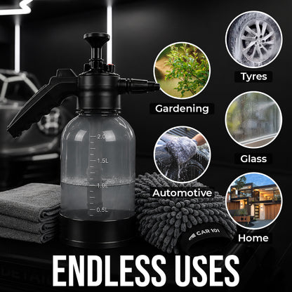Foaming Sprayer | Multipurpose Sprayer 2L | Adjustable Nozzle | For Gardening, Car & Bike Wash