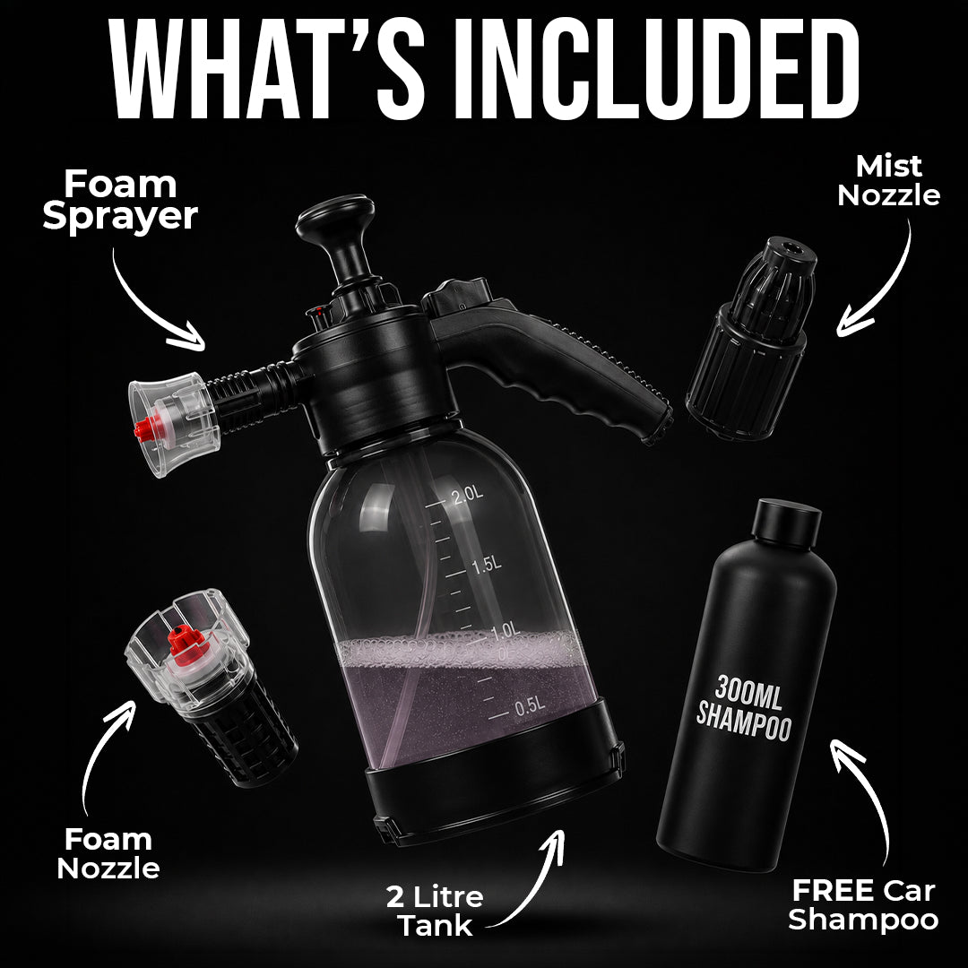 Foaming Sprayer | Multipurpose Sprayer 2L | Adjustable Nozzle | For Gardening, Car & Bike Wash