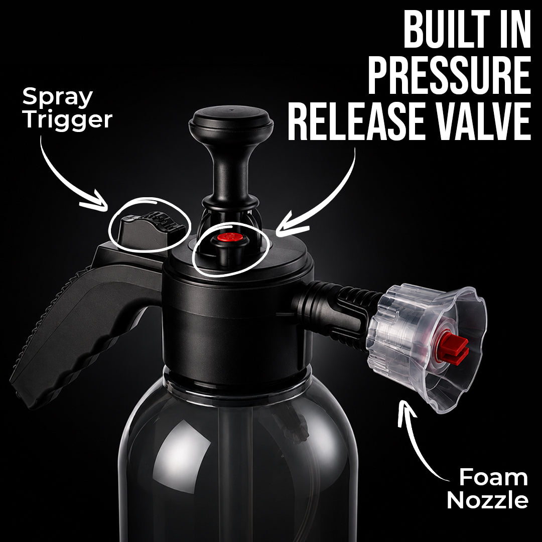 Foaming Sprayer | Multipurpose Sprayer 2L | Adjustable Nozzle | For Gardening, Car & Bike Wash