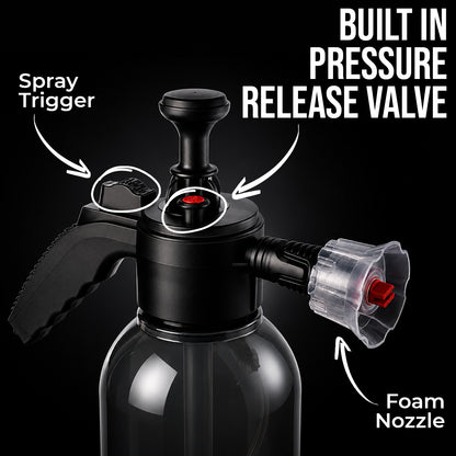 Foaming Sprayer | Multipurpose Sprayer 2L | Adjustable Nozzle | For Gardening, Car & Bike Wash