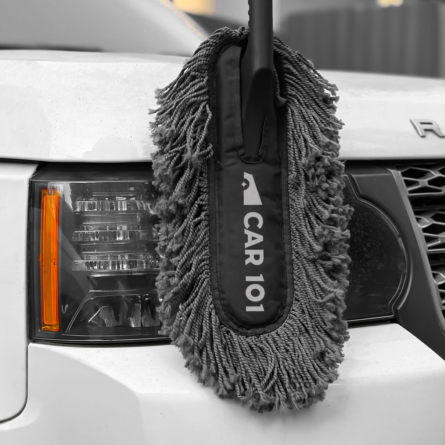 CAR101 Everyday Use Twisted Loop Daily Microfibre Car Duster (Grey)