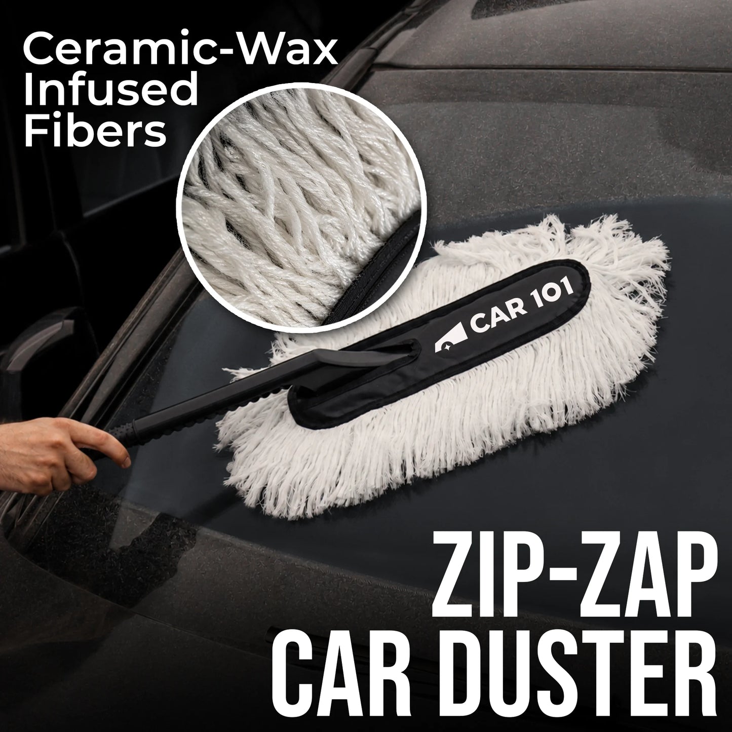 CAR101 ZIP ZAP Car Duster (with Ceramic Wax infused fibres)